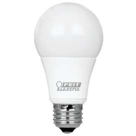 Feit Electric OM60DM/930CA LED Lamp, General Purpose, A19 Lamp, 60 W Equivalent, E26 Lamp Base, Dimmable