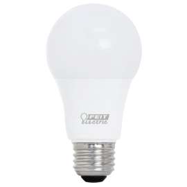 Feit Electric OM75DM/950CA/2 LED Lamp, General Purpose, A19 Lamp, 75 W Equivalent, E26 Lamp Base, Dimmable