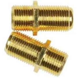 Voxx CVH66Z Feed Coupler, In-Line Coaxial Connector, Brass