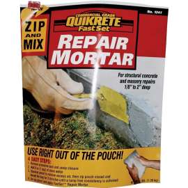 Quikrete 1241-15 Repair Mortar, Brown/Gray, Granular, 3 lb Pouch