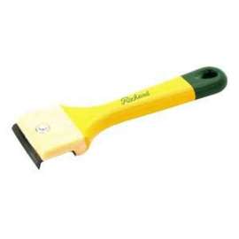 HYDE Richard W-1-3/4 Wood Scraper, 1-3/4 in W Blade, Convex Ground Blade, Polypropylene Handle