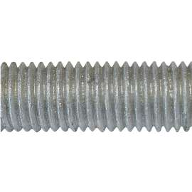 PFC TR-1011 Threaded Rod, 1/2-13 in Thread, 3 ft L, A Grade, Carbon Steel, Galvanized, NC Thread