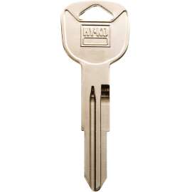 HY-KO 11010KK5 Automotive Key Blank, Brass, Nickel, For: Kia Vehicle Locks