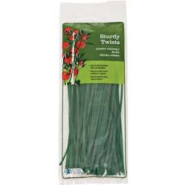 Gardener's Blue Ribbon T-002 Twist Tie, 8 in L, Plastic