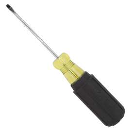 Vulcan Screwdriver, 1/8 in Drive, Slotted Drive, 6-1/2 in OAL, 3 in L Shank, Plastic/Rubber Handle