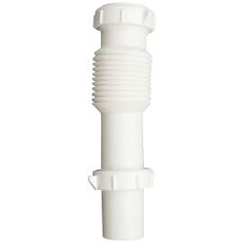 Plumb Pak PP812-7 Sink Tailpiece, 1-1/2 in, 7 in L, Slip-Joint, Plastic