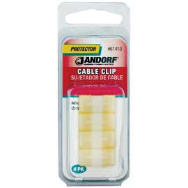 Jandorf 61410 Cable Clip, Nylon, Natural