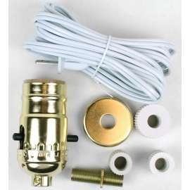 Jandorf 60131 Lamp Kit, Brass