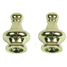 Jandorf 60102 Pyramid Finial, Brass
