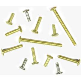Jandorf 60141 Fixture Screw Assortment, Brass/Zinc