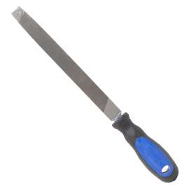 Vulcan JL-F011 File, Rectangular Profile, Mill Pattern, Single Cut Cut, 3/4 in W Blade, Cushion-Grip Handle