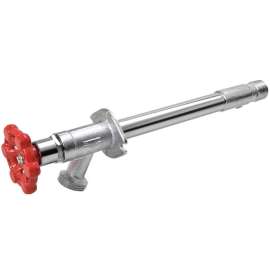 B & K 104-403 Frost-Free Sillcock Valve, 1/2 x 3/4 in Connection, MPT x Hose, Brass Body, Chrome