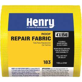 Henry HE183195 Siding, 150 ft L, 4 in W, Fiberglass, Yellow
