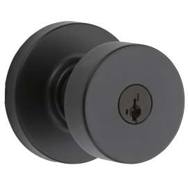 Kwikset Signature Series 740PSK RDT 514 SMT Entry Door Lockset, AAA Grade, Zinc, Matte, Knob Handle, KW1, SC1 Keyway