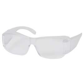 SAFETY WORKS 10110423 Over-the-Glass Safety Glasses, Anti-Scratch Lens, Polycarbonate Lens, Closely Wrapped Frame
