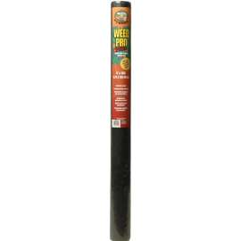 TWD WeedPro Plus WPP4100NH Landscape Fabric, 100 ft L, 4 ft W, Polypropylene, Black