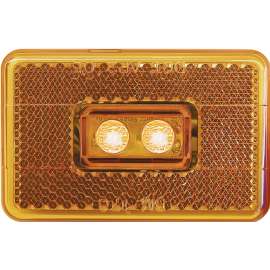PM V170A Marker Light, 9 to 16 V, LED Lamp, Amber Lens, Stud Mounting