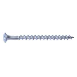 MIDWEST FASTENER 07911 Deck Screw, #8-8 Thread, 2-1/2 in L, Coarse Thread, Bugle Head, Phillips Drive, Steel, Dacrotized