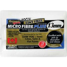 BENNETT 3PK M88 13MM Roller Refill, 13 mm Thick Nap, 240 mm L, Microfiber Cover