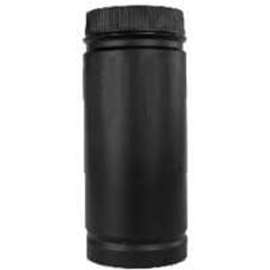 SELKIRK DSP8AL-1 Stove Pipe, 8 in ID x 8-1/2 in OD Dia, 12 to 18 in L, Aluminized Steel/Stainless Steel, Black