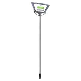Simple Spaces 2054 Angle Broom, 13 in Sweep Face, 6 in L Trim, Recycle Polypropylene Bristle, Black Bristle
