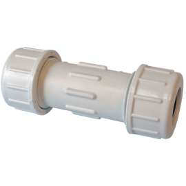 American Valve P600U 1 Compression Coupler, 1 in Compression, 5-19/32 in L
