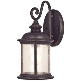 Westinghouse New Haven Series 62306 Outdoor Wall Lantern, Steel Fixture, Oil-Rubbed Bronze Fixture