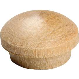 Waddell 8400.38-CS Screw Hole Button, Birchwood