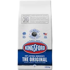 KINGSFORD 10044600320707 Original Charcoal Briquette, Wood, 4 lb Bag