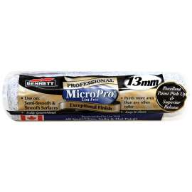 BENNETT MP 13MM Paint Roller Refill, 13 mm Thick Nap, 9-1/2 in L, Microfiber Cover