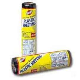 Warp's 4CH2050-B Waterproof Poly Film, 50 ft L, 20 ft W, 4 mil Thick, Black
