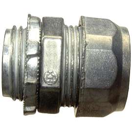 Halex 20210 Concretetight Compression Connector, Zinc