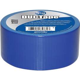 IPG 6720BLU Duct Tape, 20 yd L, 1.88 in W, Polyethylene-Coated Cloth Backing, Blue