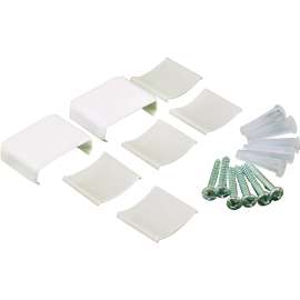 Wiremold NMW910 Raceway Accessory Pack, Metallic, Plastic, White, For: NM1 Wire Channels