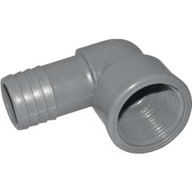 GENOVA 353910 Insert Elbow, 1 in Insert x FIP, 200 psi, Polypropylene/PVC