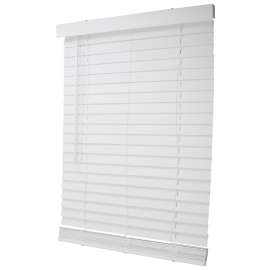 Simple Spaces FWMB-9 Blind, 64 in L, 27 in W, Faux Wood, White