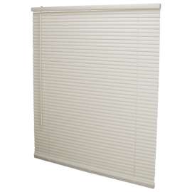 Simple Spaces PVCMB-12AA Blind, 64 in L, 39 in W, Vinyl, Alabaster