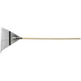 GARANT 80780 Springback Lawn Rake, 22-Tine, Hardwood Handle, 48 in L Handle