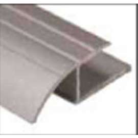 Bengard LM1003SCA08 Floor Reducer, 8 ft L, 5/16 in Thick, Aluminum, Satin Clear Anodized