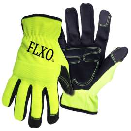 BOSS 901-XL Mechanic Gloves Men's, XL, Open Cuff, Polyester/Spandex Back