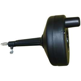 Prosource DA00003-25 Drum Auger, 1/4 in Dia Cable, 25 ft L Cable