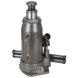 ProSource T010712 Hydraulic Bottle Jack, 12 ton, 9-3/8 to 18-7/16 in Lift, Steel, Gray