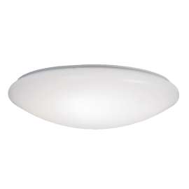 Metalux FM11WRCCR Round Flush Mount Ceiling Light, 120 V, 14 W, LED Lamp, 1100 Lumens Lumens, Steel Fixture