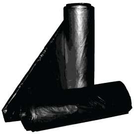ALUF PLASTICS RCT-33X Royal Crown Top Liner, 33 x 39 in, 33 gal Capacity, Metalocene Blend, Black