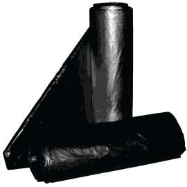 ALUF PLASTICS RCT-45X Royal Crown Top Liner, 40 x 46 in, 45 gal Capacity, Metalocene Blend, Black