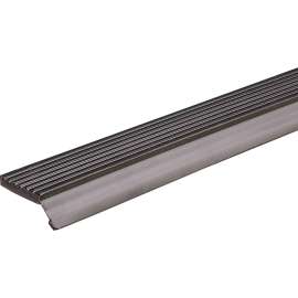 M-D 87726 Garage Door Seal, 3/4 in Thick, 7 ft L, Vinyl, Brown