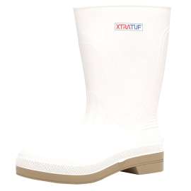 XTRATUF Shrimp Series 75136-M7 Boots, 7, M W, White, PVC Upper