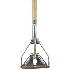 Chickasaw 00713 Wet Mop Handle, 60 in L, Hardwood, For 20 oz Mop Head