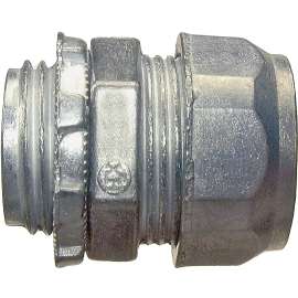 Halex 02112 Concretetight Compression Connector, Zinc