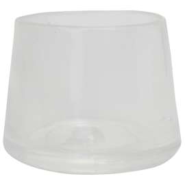 Shepherd Hardware 6214 Leg Tip, Round, Plastic, Clear, 1-1/2 in Dia, 1-1/8 in H